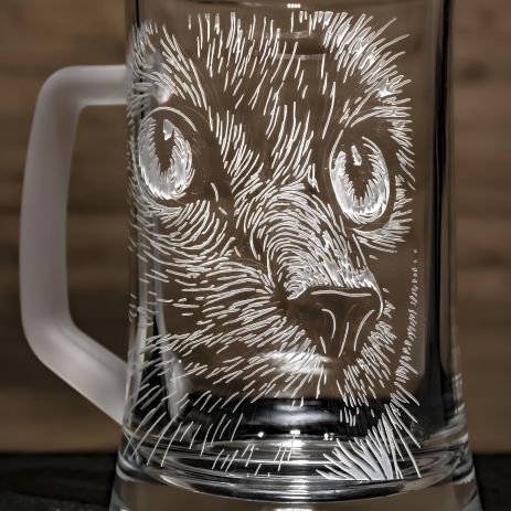Пивной бокал кошка - подарок для котоводов