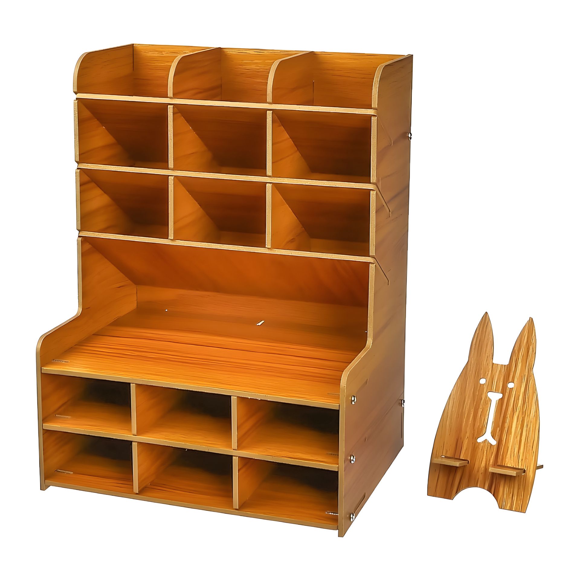 Деревянный настольный органайзер Aida AD-B15, размер 28 x 21 x 15 см Деревянный настольный органайзер Aida AD-B15, размер 28 x 21 x 15 см