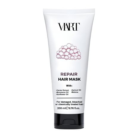 Маска для волосся VIART Hair Mask with Caviar Extract для відновлення і розгладжування пошкодженого волосся, 200 мл