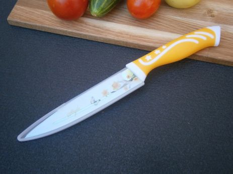 Нож кухонный Style Е-901ВМ металлокерамика 23 см в чехле
