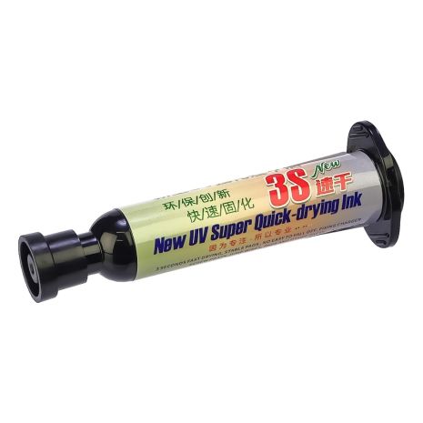 Лак ізоляційний Aida 3S, швидковисихаючий, у чорному шприці (15 ml)