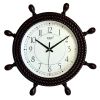 Настенные часы Штурвал3-R Морской (35 см) Rikon темно-коричневый под дерево