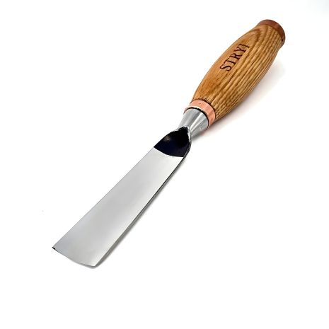 Стамеска ударная 30мм STRYI Profi пол для объемной и скульптурной резьбы по дереву