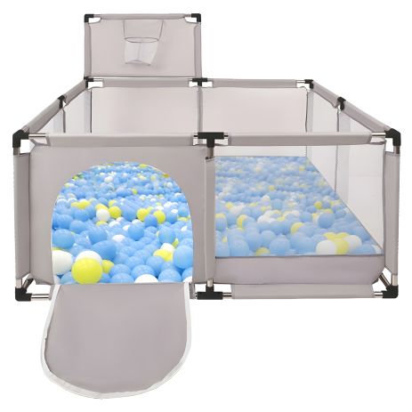 Дитячий манеж Malatec 126x126 см з кульками 30 шт.