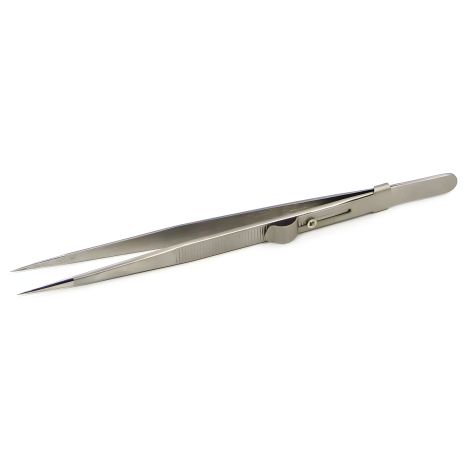 Пинцет с фиксатором Aida V-16A / V-16K, прямой