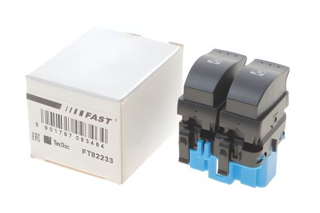 Склопідіймача перемикач Renault Master 10 Лв, FAST (FT82233)