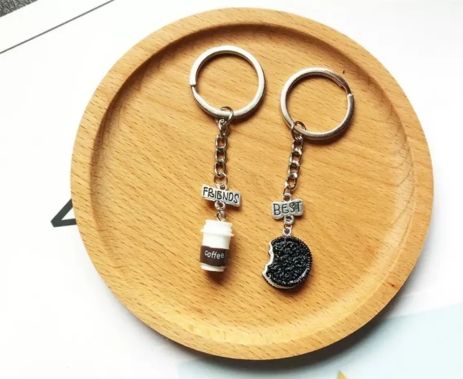 Парні брелки для друзів Best Friends Oreo coffee найкращі друзі