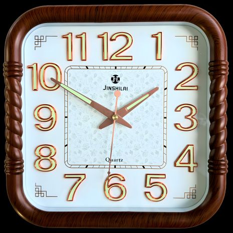 Настінний годинник фосфорний Світиться безшумний C-61 (30 см)