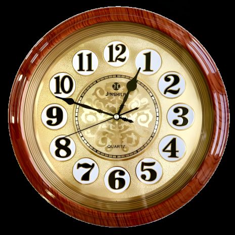 Годинник настінний Класика-58 Золото (32 см), Круглий Годинник настінний Класика-58 Золото (32 см), Круглий