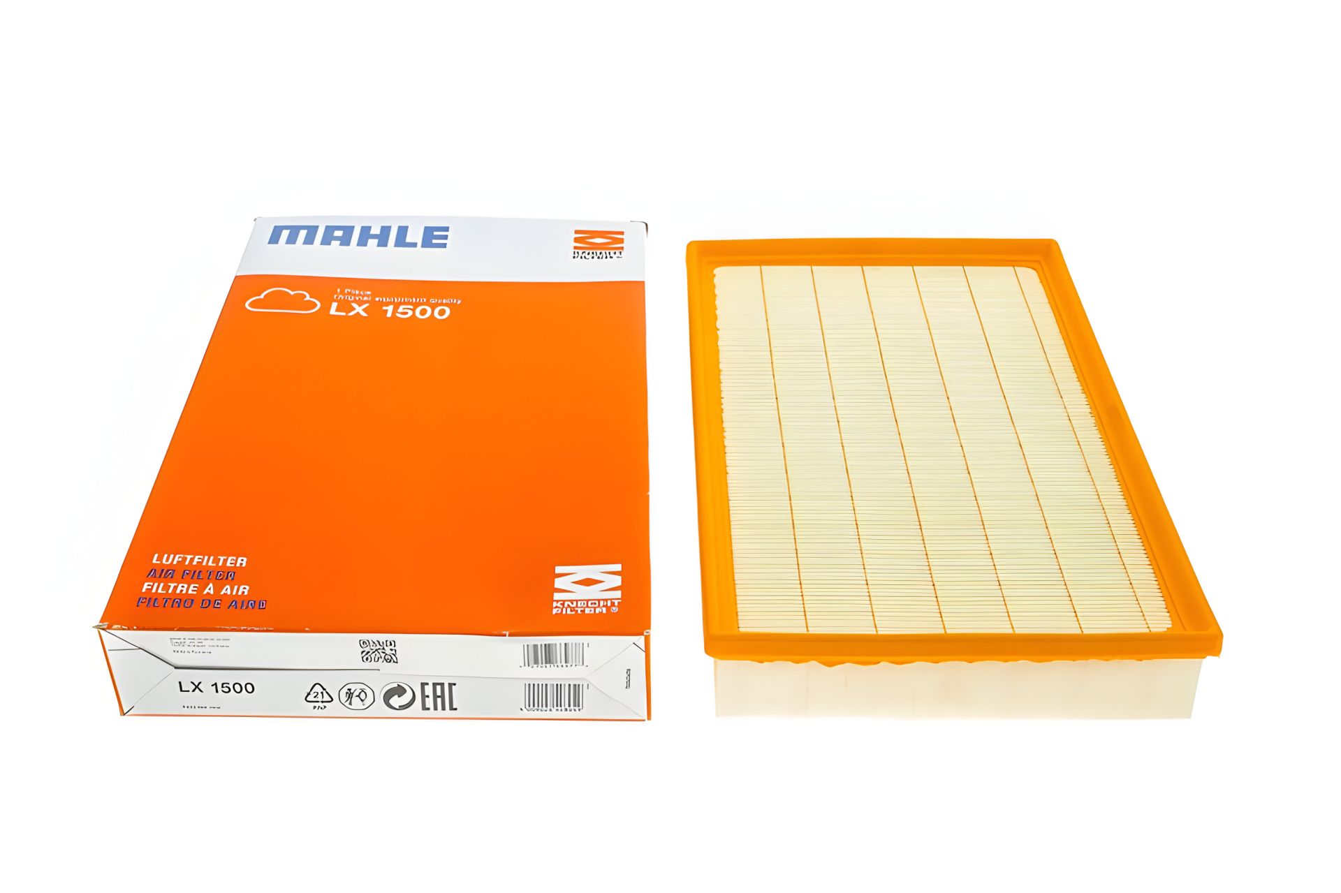 Повітряний фільтр SKODA SUPERB, MASERATI SPYDER, MAHLE/KNECHT (LX1500) Повітряний фільтр SKODA SUPERB, MASERATI SPYDER, MAHLE/KNECHT (LX1500)
