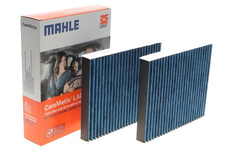 Фильтр салона BMW 5 (F10)/7 (F01) 2.0-6.0 08- (угольно-антибактериальный) (к-кт 2 шт), MAHLE/KNECHT (LAO467