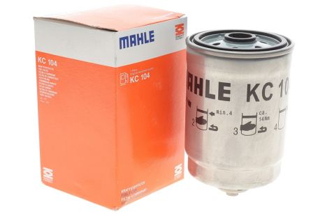 Фільтр паливний Volvo XC70/XC90/V70/S80/S60 2.4D, MAHLE/KNECHT (KC104)