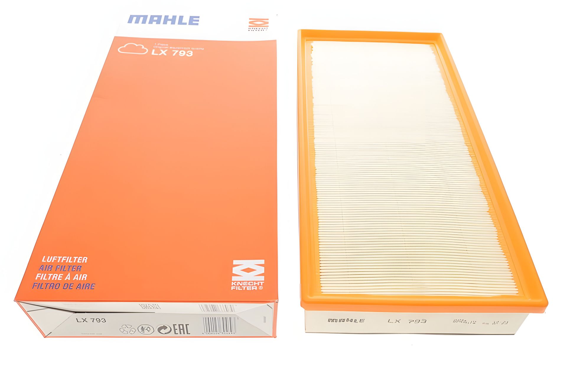 Повітряний фільтр (з поролоном) Touareg/Cayenne 03-/Audi Q7 06-, MAHLE/KNECHT (LX793) Повітряний фільтр (з поролоном) Touareg/Cayenne 03-/Audi Q7 06-, MAHLE/KNECHT (LX793)
