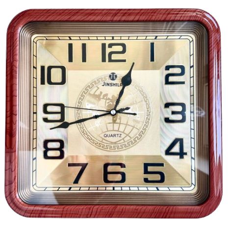 Настінний годинник Класика-59 Золото Квадратний (32 cм) Time