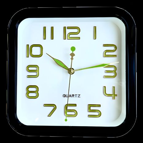 Настенные часы бесшумные (25 см) Ph-04-B QUARTZ черные Настенные часы бесшумные (25 см) Ph-04-B QUARTZ черные