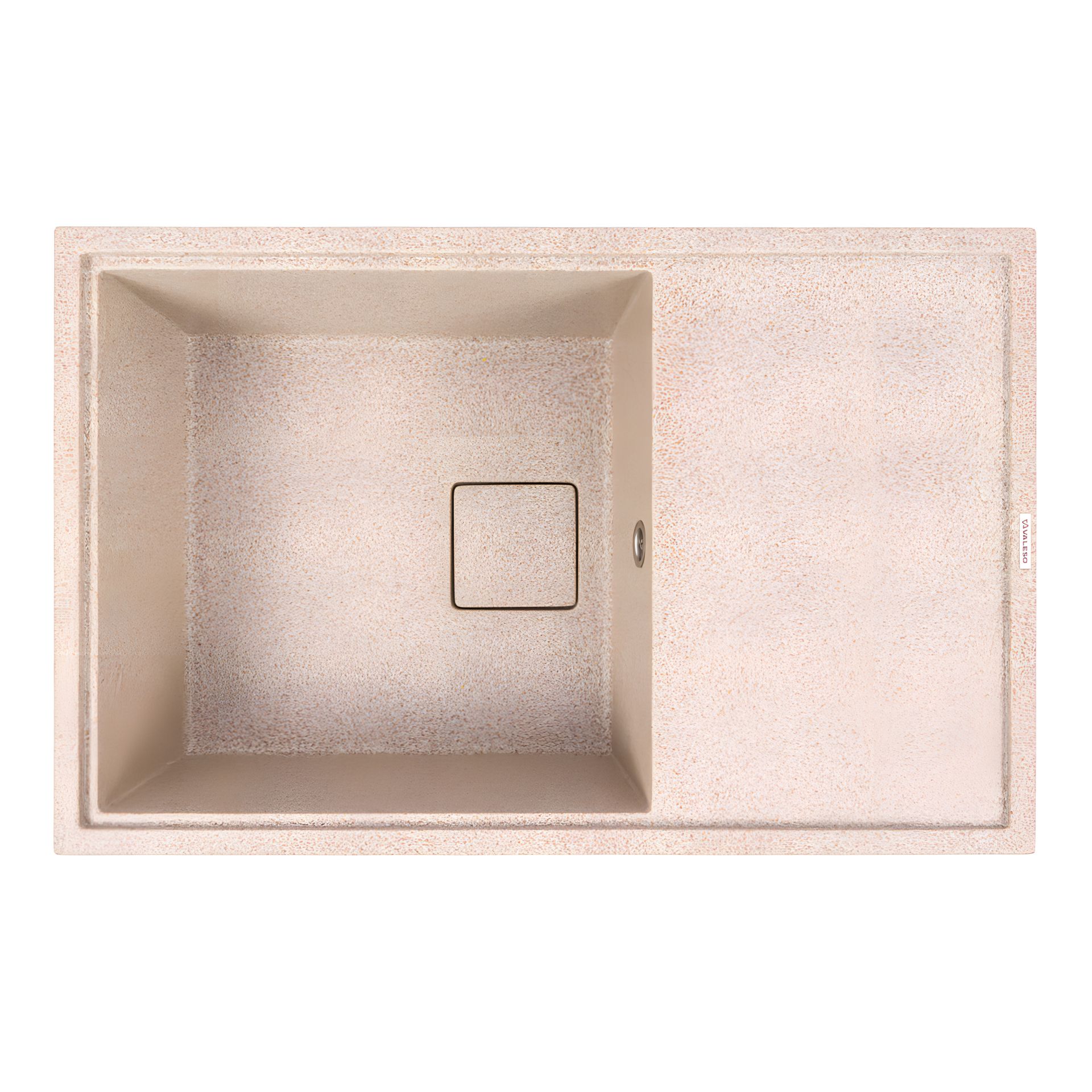 Матовое гранитное кухонное мойка VALESO GALANS 7850, цвет - Карамель Матовое гранитное кухонное мойка VALESO GALANS 7850, цвет - Карамель