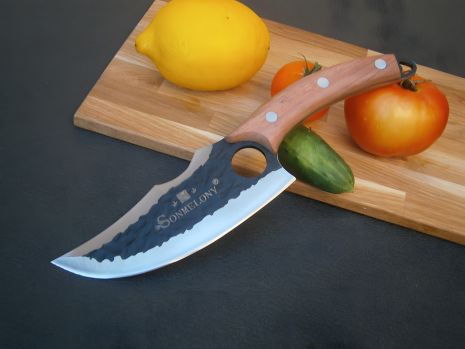 Кухарський ніж Sonmelony Chef RT-06 Fultang 27см