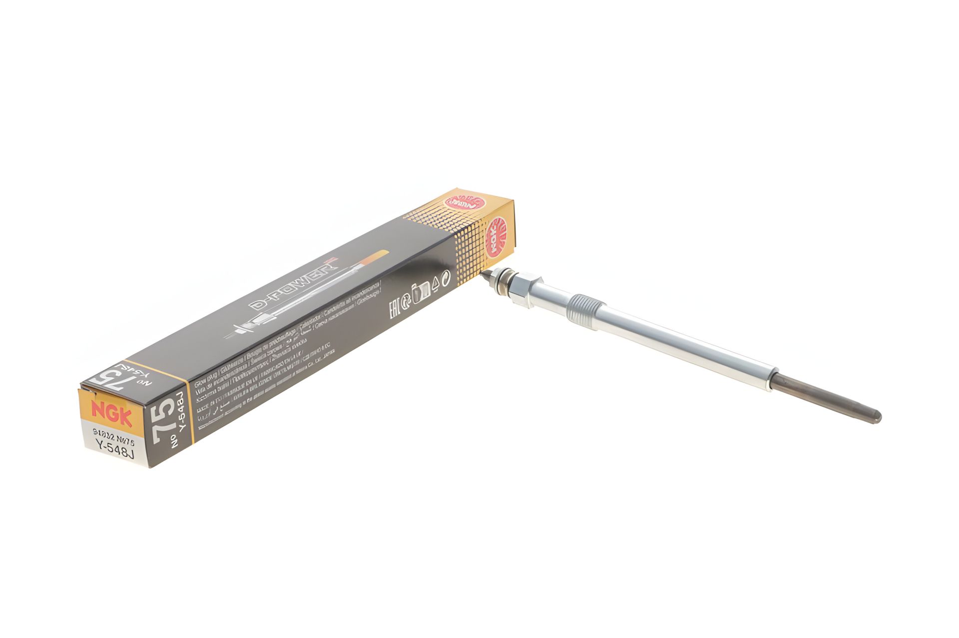 Свічка розжарювання для FIAT DUCATO, PEUGEOT BOXER, CITROËN JUMPER, Y-548J D-Power 75 NGK (94832) Свічка розжарювання для FIAT DUCATO, PEUGEOT BOXER, CITROËN JUMPER, Y-548J D-Power 75 NGK (94832)