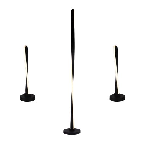 Комплект: Торшер LDD1008 BK + 2 Лампи настільні TD2034 BK