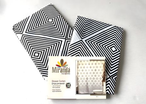 Шторка для ванної кімнати Miranda Ibiza 180*200 см Шторка для ванної кімнати Miranda Ibiza 180*200 см