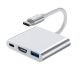 Адаптер типа C 3-B-1: HDMI 4K, USB 3.0, PD 100W-A Разъем концентратора для ноутбуков и смартфонов