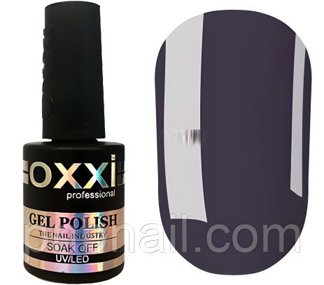 Темно графітовий гель-лак OXXI Professional No248, об'єм 10 мл