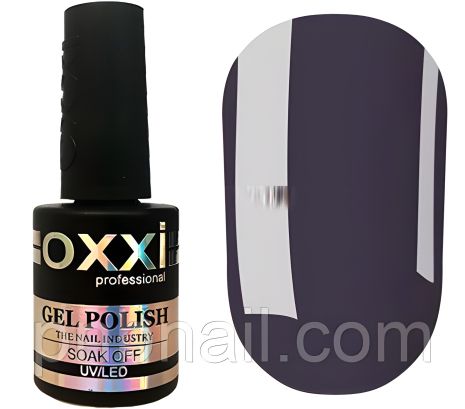Темно графітовий гель-лак OXXI Professional No248, об'єм 10 мл