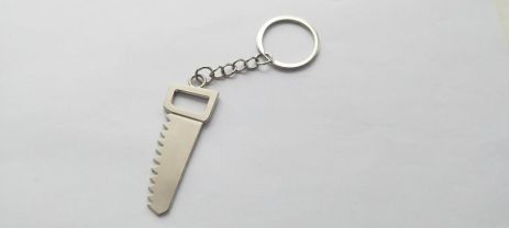 Брелок для ключей металическая пила инструмент ремонт