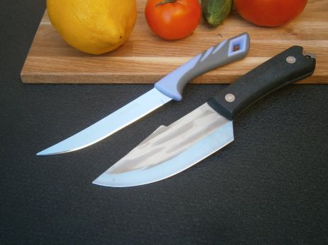 Ніж кухарський Sakuri Chef RT-261 фултанг 21 см + Ніж кухонний Tramontina 112E 20 см
