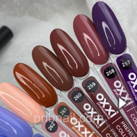 Гель-лак OXXI Professional No259 коричневий , 10 мл