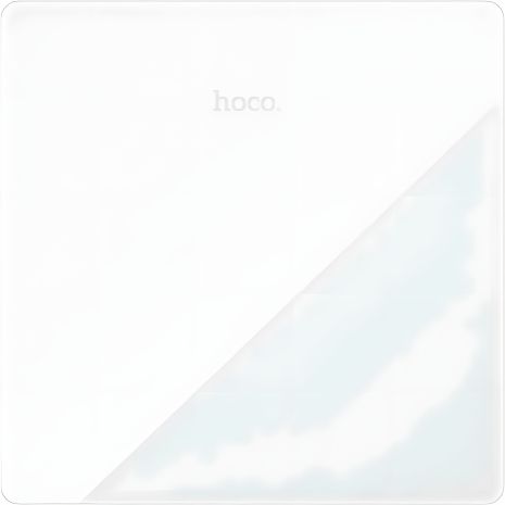 Смарт-ваги Hoco HI20, живлення від 2хААА, 0.5-180 kg, колір білий