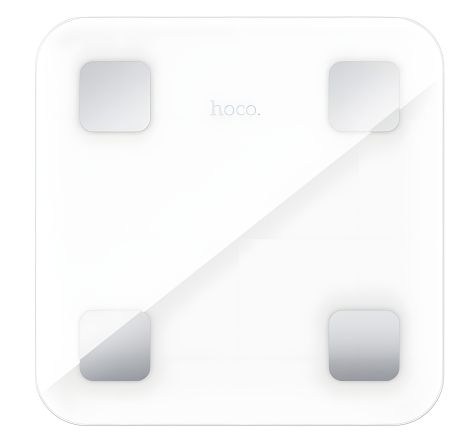 Hoco HI21 Смарт-ваги, 3хААА, BT4.2, 0.1-180 kg, white Hoco HI21 Смарт-ваги, 3хААА, BT4.2, 0.1-180 kg, white