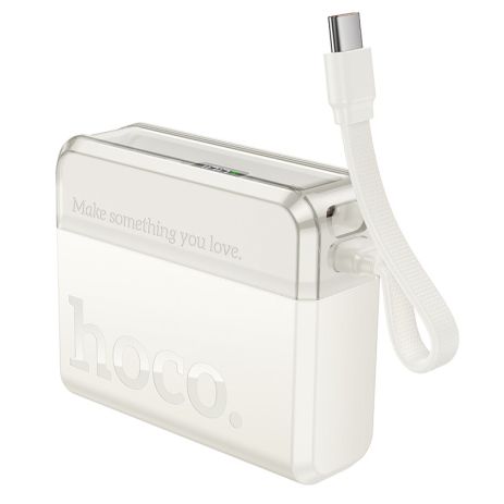 ΠΠΎΠ²Π΅ΡΠ±Π°Π½ΠΊ Hoco Q38, 10000mAh, PD 20W, white + ΠΊΠ°Π±Π΅Π»Ρ Type-C to Lightning ΠΠΎΠ²Π΅ΡΠ±Π°Π½ΠΊ Hoco Q38, 10000mAh, PD 20W, white + ΠΊΠ°Π±Π΅Π»Ρ Type-C to Lightning