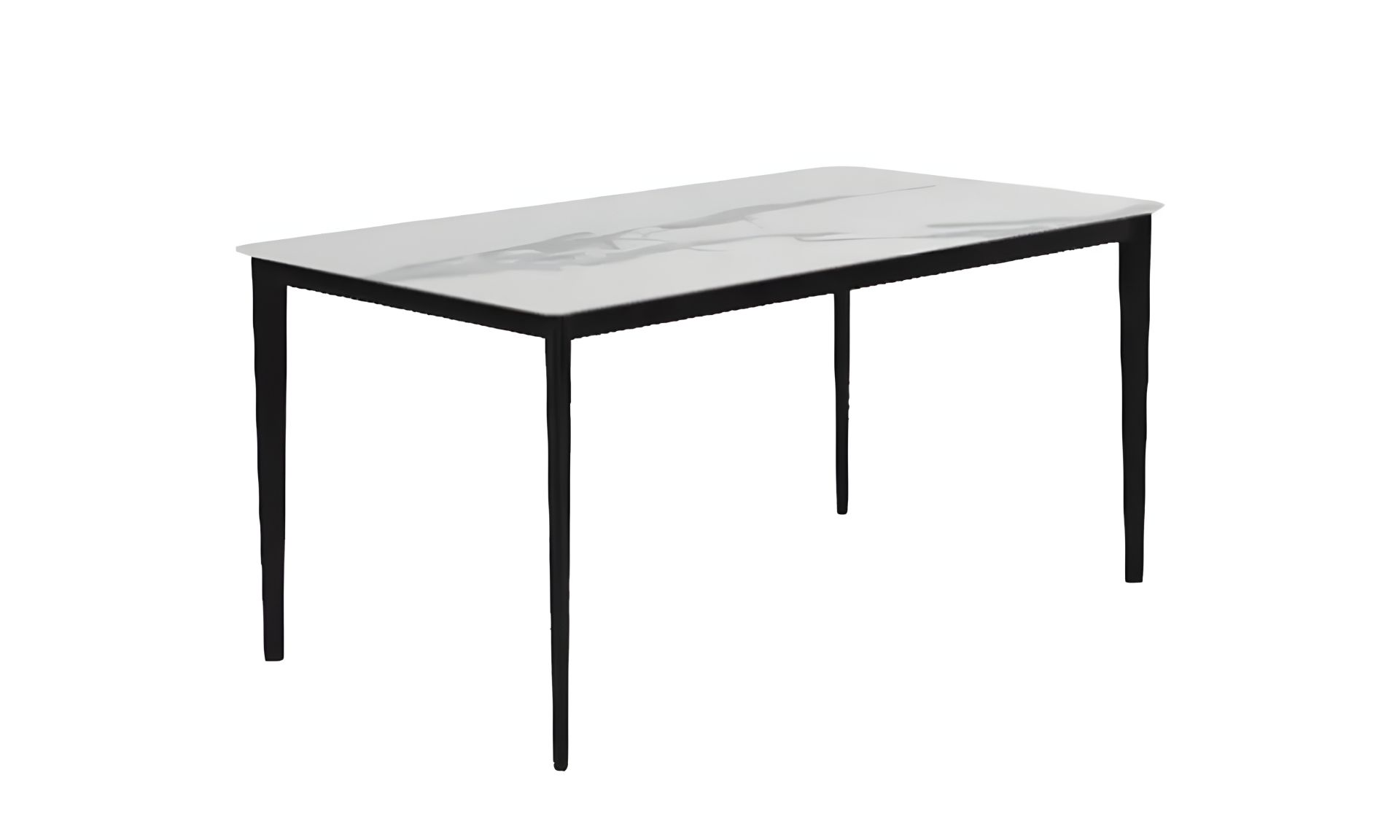 Обідній стіл Корнер 1395x795x760 в білому матовому виконанні Обідній стіл Корнер 1395x795x760 в білому матовому виконанні