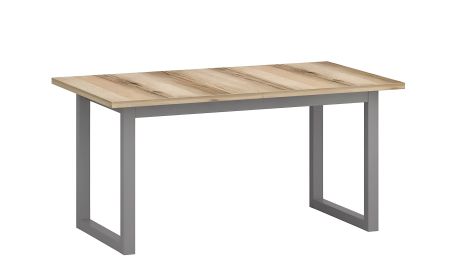 Обідній стіл Латур 1,6 розкладний сірий/делано світлий