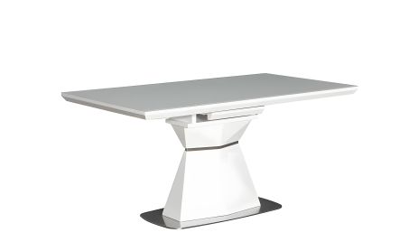 Обідній розкладний Стіл Крістал 1600/2000x900x760 білий Обідній розкладний Стіл Крістал 1600/2000x900x760 білий
