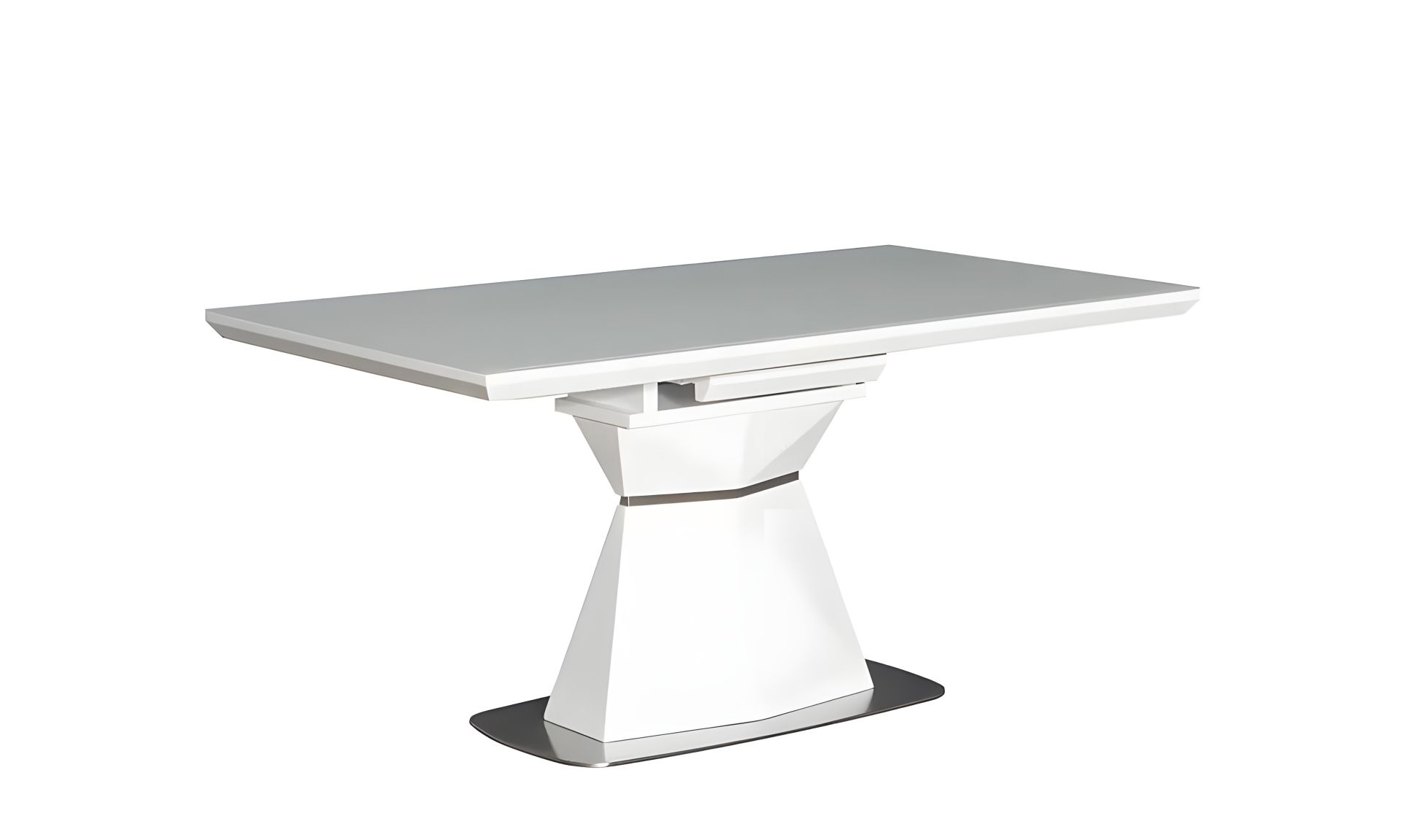 Обідній розкладний Стіл Крістал 1600/2000x900x760 білий Обідній розкладний Стіл Крістал 1600/2000x900x760 білий