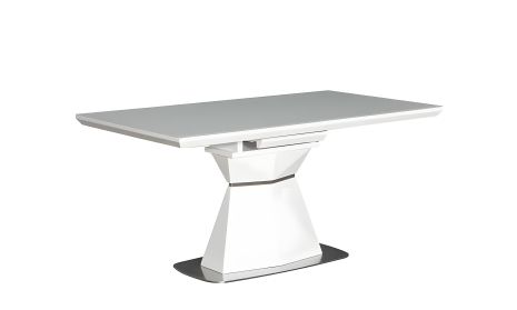 Обідній розкладний Стіл Крістал 1600/2000x900x760 білий Обідній розкладний Стіл Крістал 1600/2000x900x760 білий