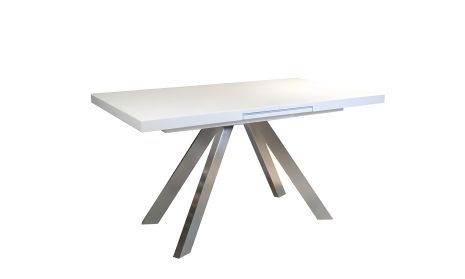 Обідній стіл Кемел розкладний 1400/1800x850x760 білий Обідній стіл Кемел розкладний 1400/1800x850x760 білий