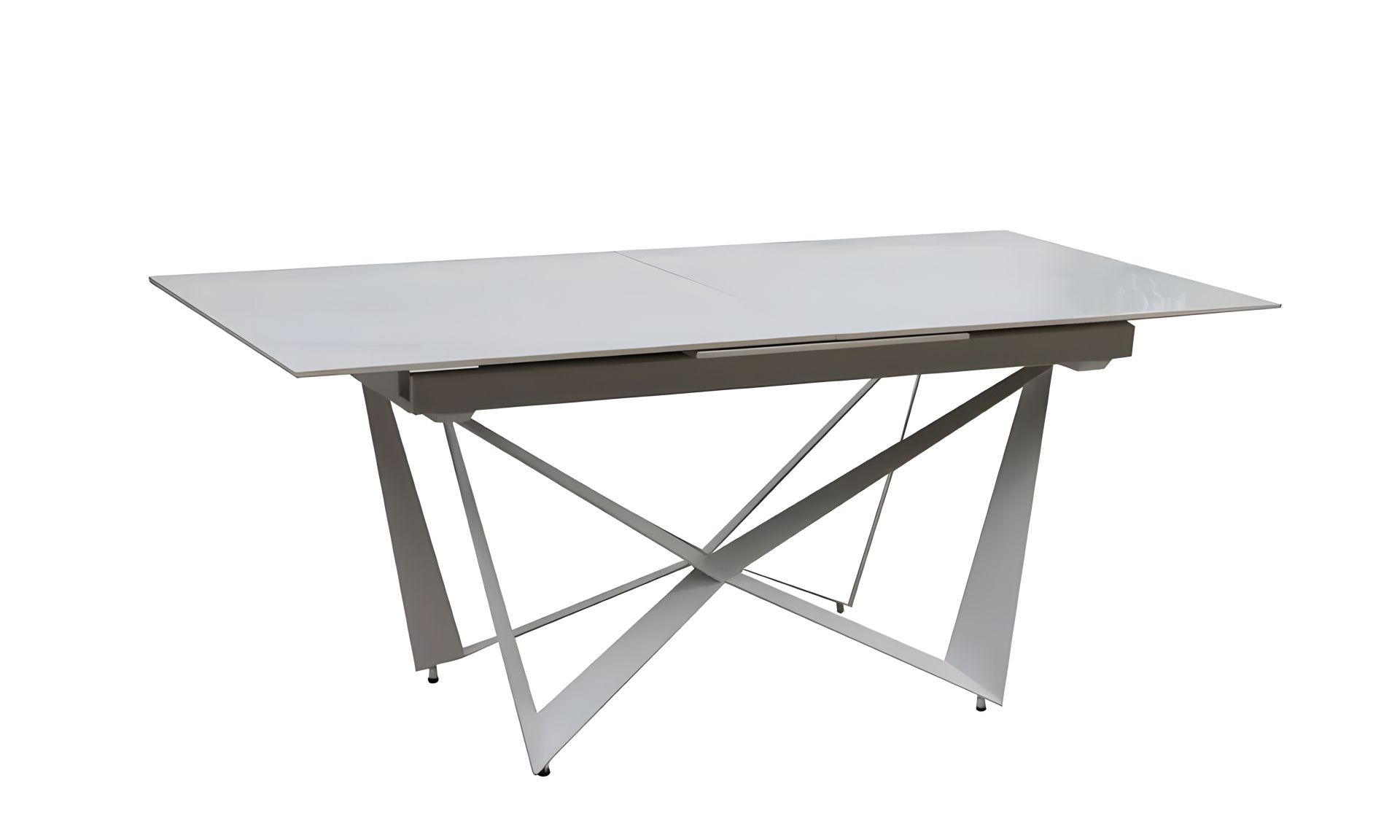 Розкладний обідній стіл Спіріт 1800/2300x900x760 білий Розкладний обідній стіл Спіріт 1800/2300x900x760 білий