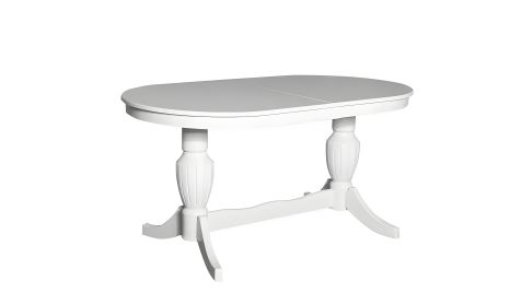 Розкладний обідній стіл Бланка 1600/2000x900x750 білий