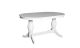 Стіл обідній Бланка, розкладний 1600/2000x900x750, білий