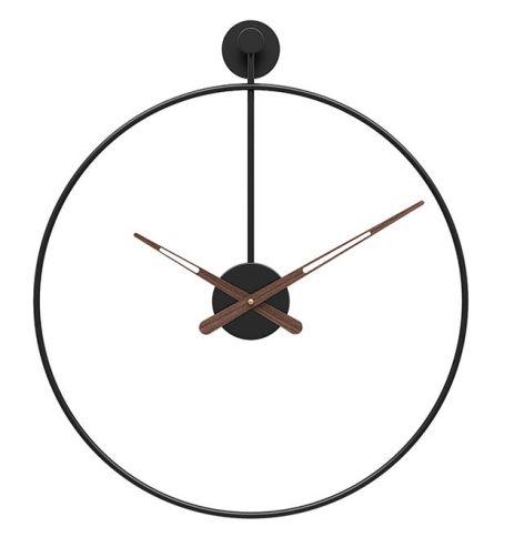 Часы настенные Ti-Time (60 см) лофт Loft5-G-600 металлические черные