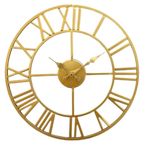 Часы настенные Ti-Time (40 см) лофт Loft3-G металлические золотистые Часы настенные Ti-Time (40 см) лофт Loft3-G металлические золотистые