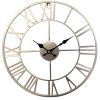 Часы настенные Ti-Time (60 см) лофт Loft3-S металлические серебристые