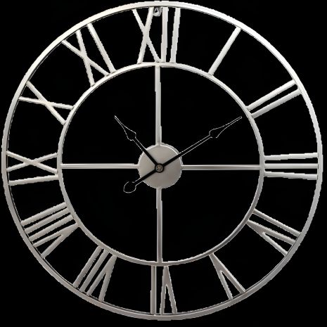 Настенные часы Ti-Time (90 см) лофт Loft3-S серебристые Настенные часы Ti-Time (90 см) лофт Loft3-S серебристые