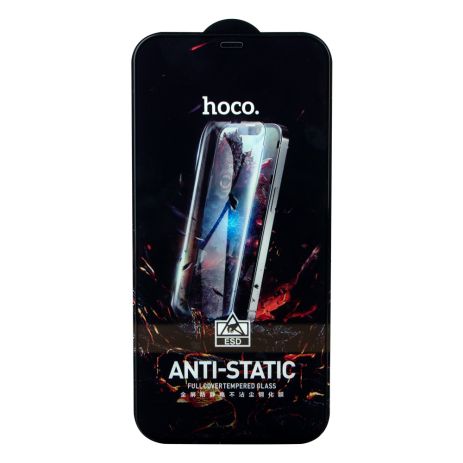 Захисне скло Hoco G10 HD Anti-static for Apple Iphone 12 Pro Max, 25 шт, Чорний