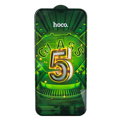 Захисне скло Hoco G12 5D для iPhone 12 Pro Max, 25 шт, чорне