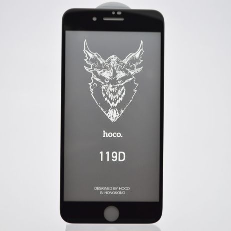Захисне скло HOCO DG1 (119D) iPhone 7+/8+ в упак. (чорний)
