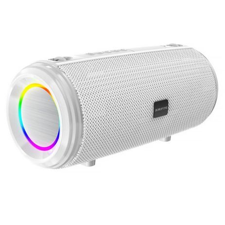 Портативна колонка BOROFONE BR13, IPX5, BT5.0, AUX, USB, TF, FM, TWS, 10W, 4h, Young sports, BT speaker, Grey